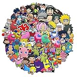100 Pcs Cute Random Anime Shoe Charms for Crock Kids Boys Girls, Cute Cartoon Shoe Pins Accessories for Decoration Bracelet Wristband, Party Gifts.