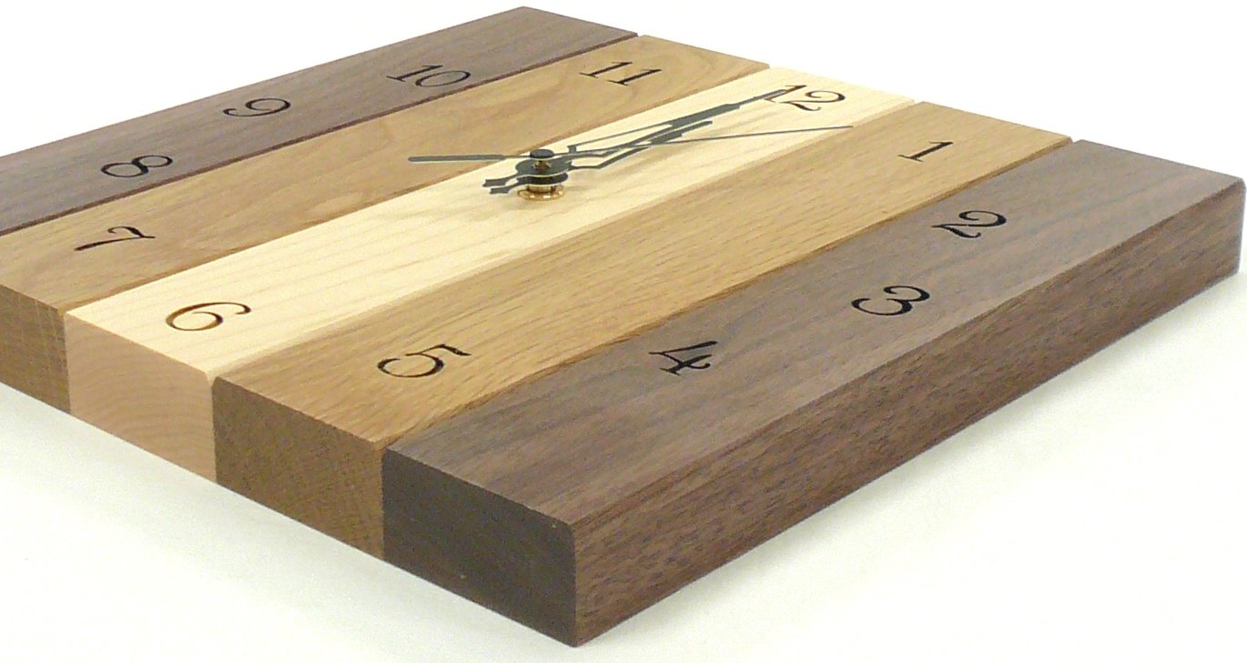 sasaki ウォルナット材 壁掛け時計 sasaki 壁掛け時計 ウォルナット・ナラ・メープル材