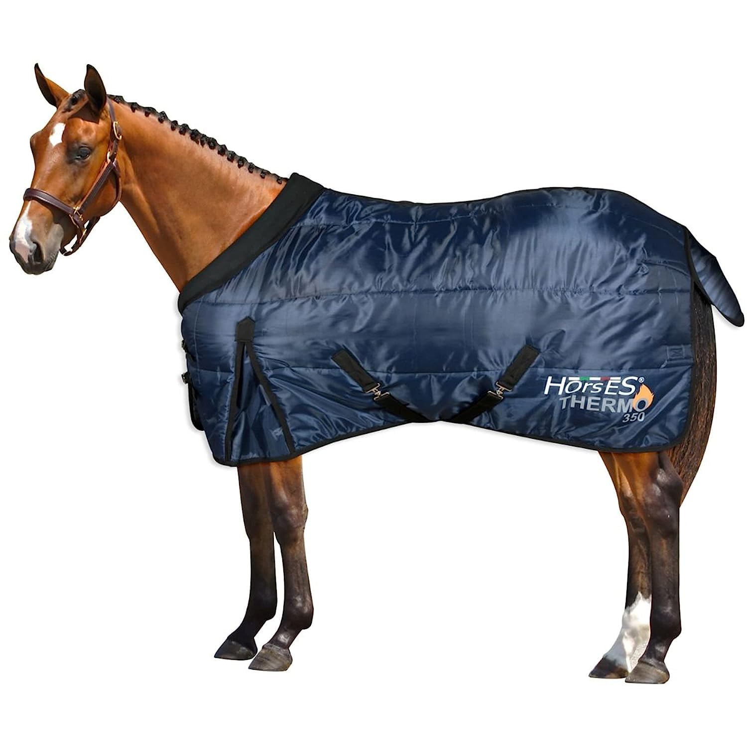 Couverture d'hiver pour cheval au box taille 128 cm pour nuits froides