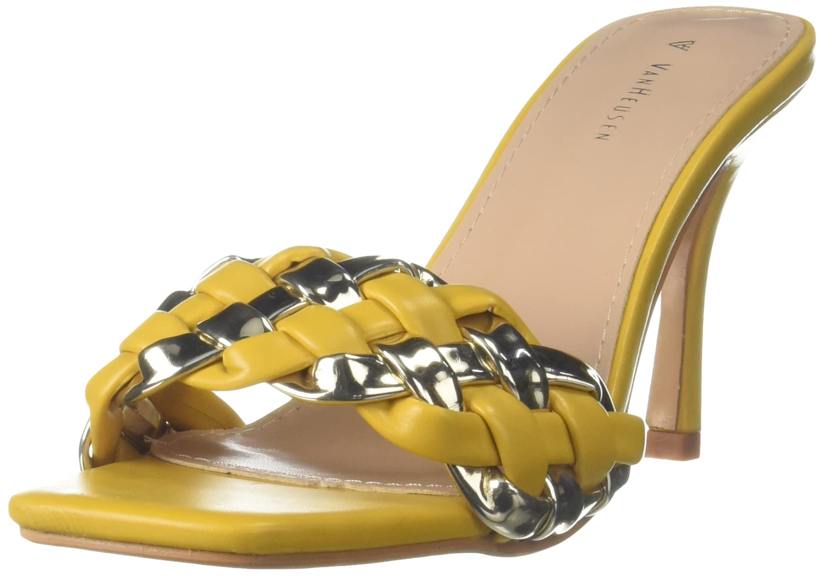 Van Heusen womens Flatform Heeled Sandal, Mustard, 4 UK (B0B3NBB9FW) Amazon Price History, Amazon Price Tracker