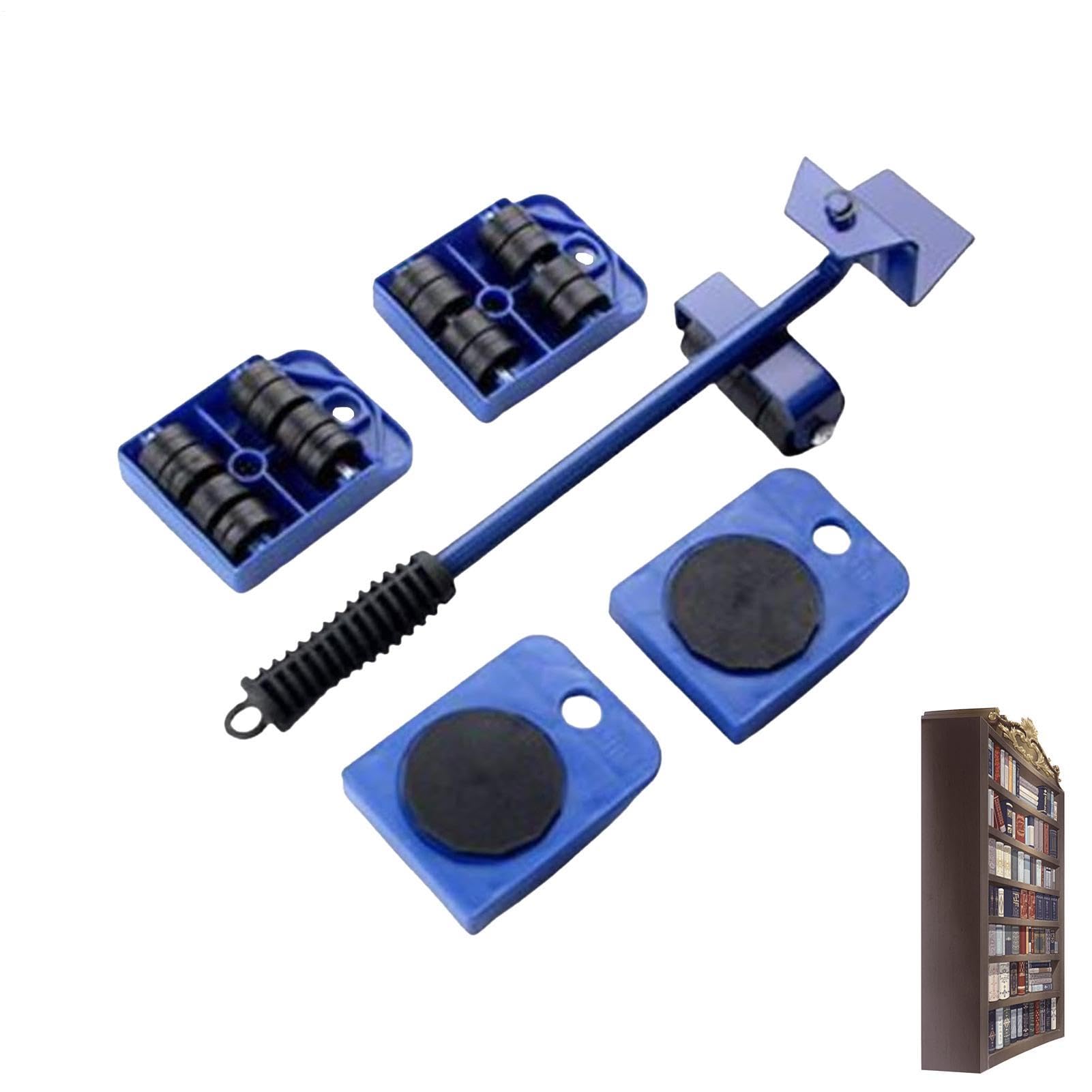 Kit élévateur de meubles robuste et roulettes de déménagement acier