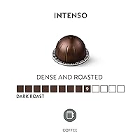 Vista 2 de Nespresso Capsules Vertuo, Intenso, Dark Roast Coffee, 30-Count Coffee Pods, Brews 7.8oz
