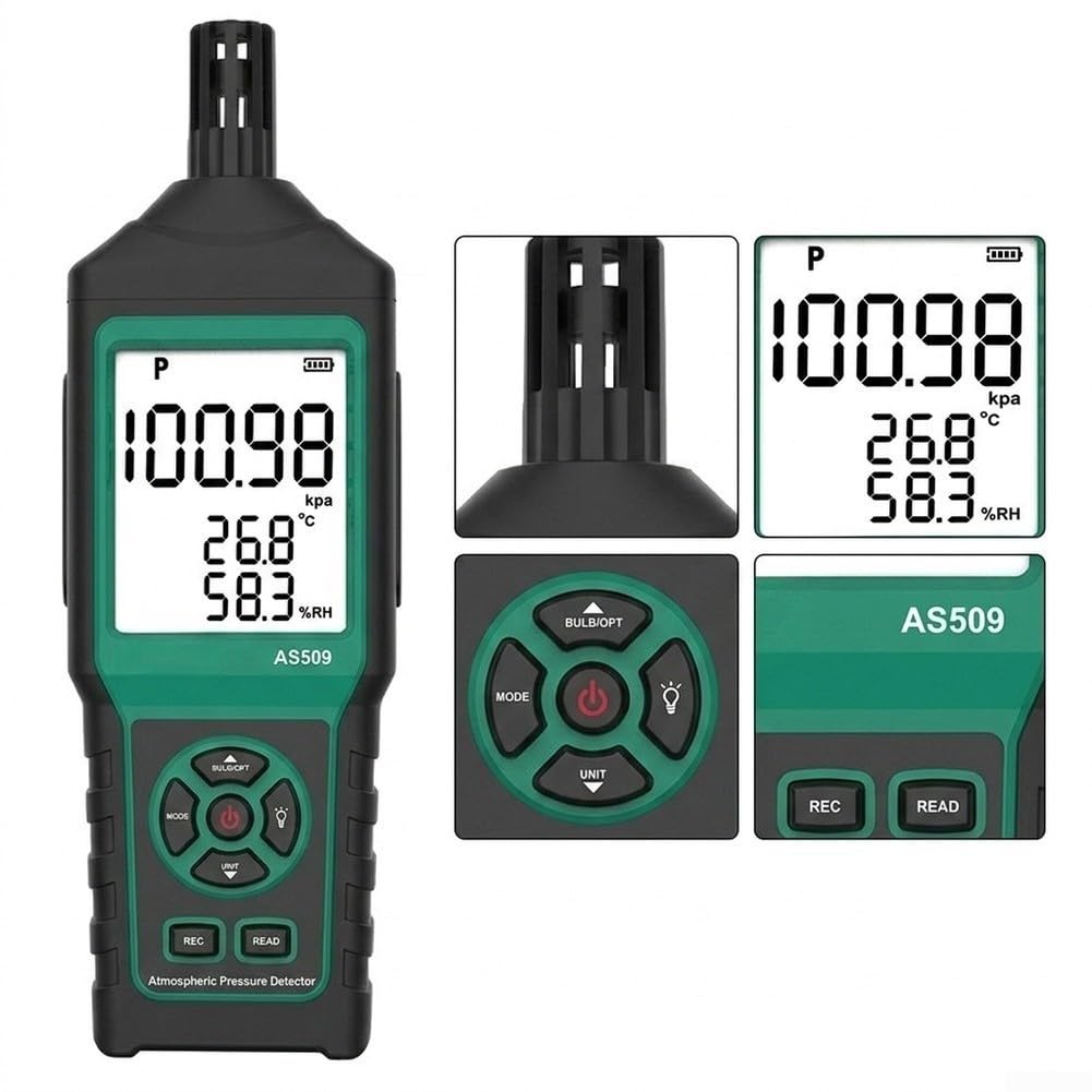 Barómetro digital de mano 30-110kPa Alto Sensor Digital de mano
