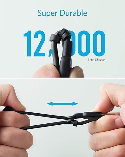 Miniatura 4 de Anker Powerline II - Cable 3 en 1, LightningTipo CMicro USB para iPhone, iPad, Huawei, HTC, LG, Samsung Galaxy, Sony Xperia, teléfonos inteligentes