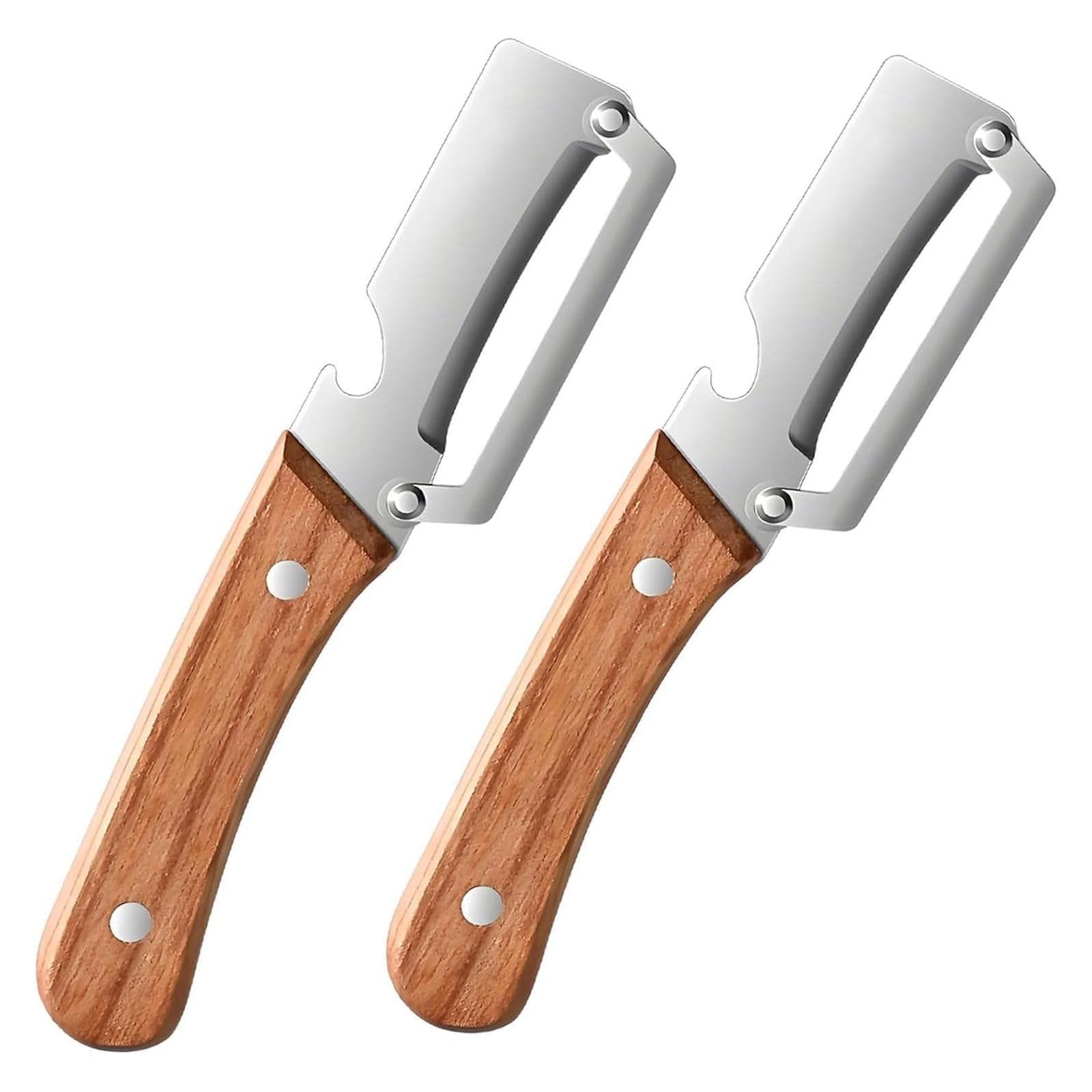 Amazon.com: Multifunctional Vegetable Peeler with Wooden Handle, 2