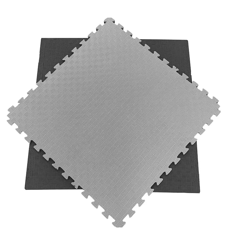 Artatami® Tatami Puzzle 1x1x40 mm Negro   Gris【1 Unidad】 Profesional Alta Densidad EVA – Tatami 4 cm para Judo, BJJ, MMA y Lucha – Suelo Artes Marciales Antideslizante Premium
