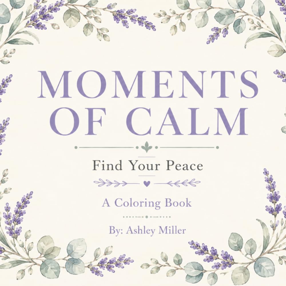 Moment's Of Calm Coloring Book: Find Your Peace