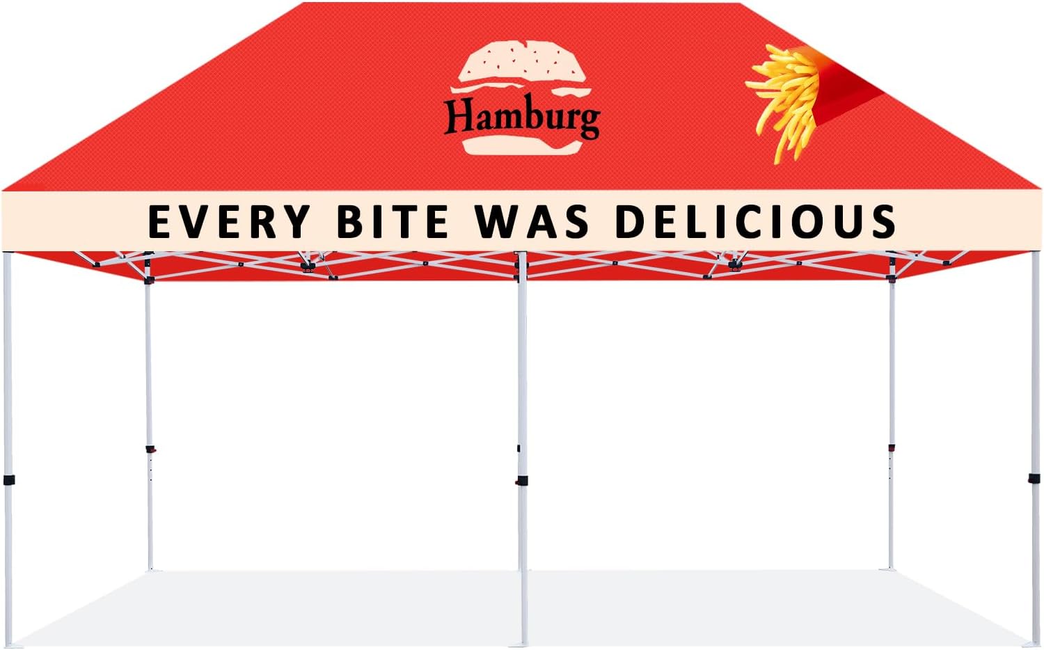 CROWN SHADES 10x20 Custom Canopy Tent with Logo, Customized
