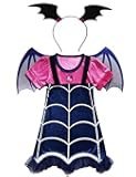 Kids Costume Dress up Clothes with Headband and Wings for Little Girls 3-7 Years