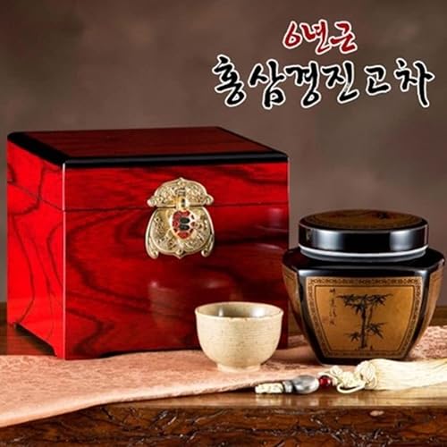 TULGIGS Korea - Té de extracto de ginseng rojo de 6 años, 17.64oz, tipo de extracto líquido