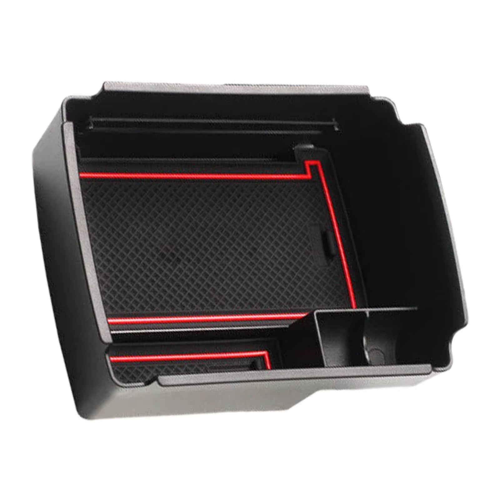 YSSLYEU Console Inner Storage Box Compatible With Vw For Golf For MK7 For GTI 1 Pcs Armrest Box Storage Center Console Armrest Storage Box Car Interior Accessories