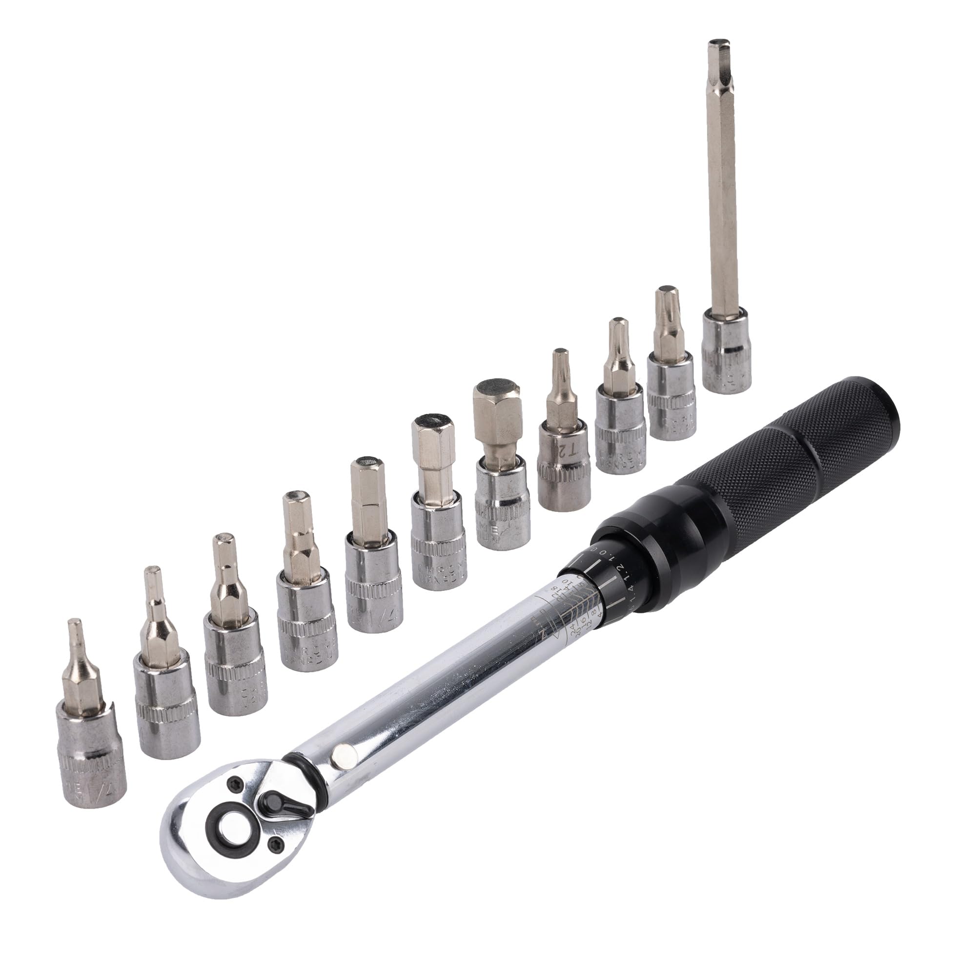Torque Wrench 2-24Nm TL259, Chrome, 1/4 drive - Image 4