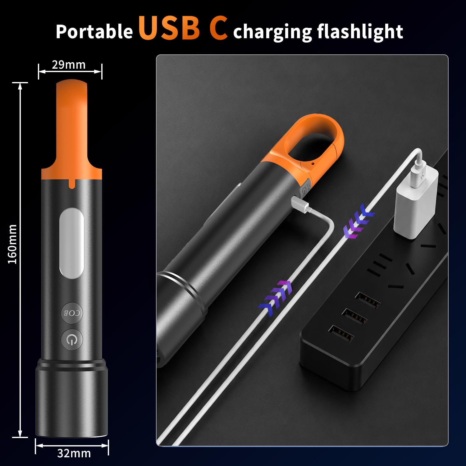 Svoko High Power Rechargeable Torch Light - 10000 Lumens -8 Svoko High Power Rechargeable Torch Light - 10000 Lumens -8
