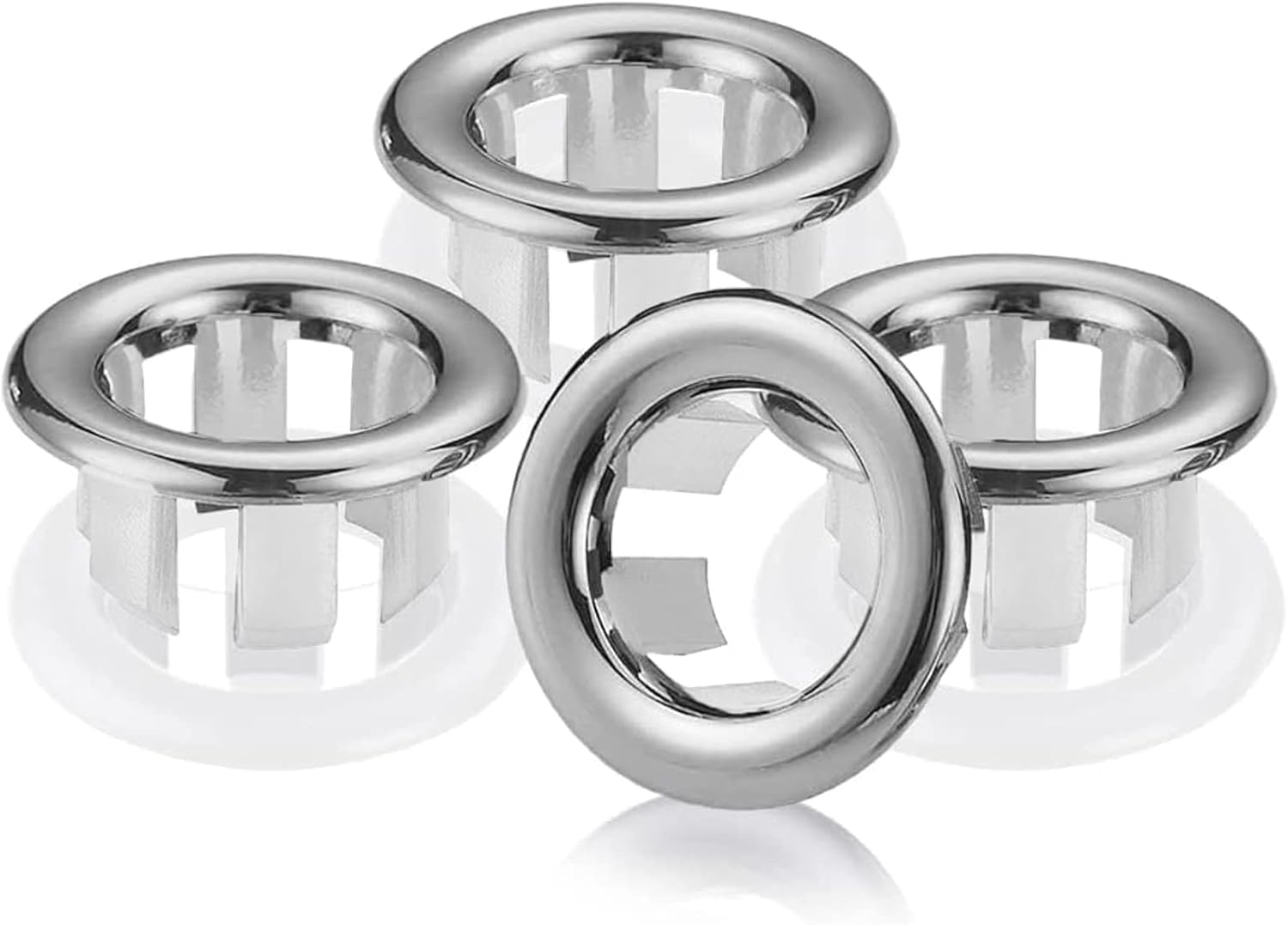 4Pcs Sink Overflow Cover, Sink Overflow Ring, Bath Overflow Cover, Sink