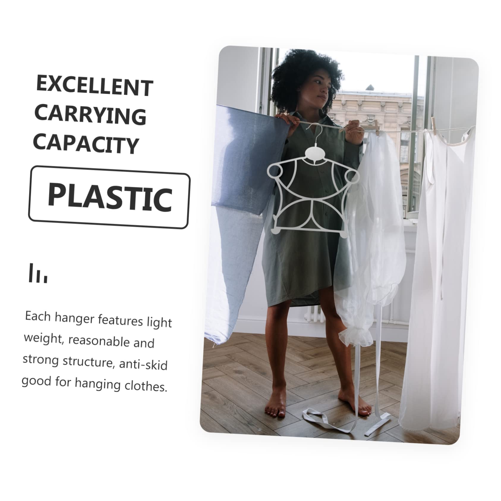 MAGICLULU 50 Pcs Percha Infantil Enteriza Perchas para Niños Trajes De Niño Perchas para Ropa De Bebe para Closet Pequeñas Percha De Ropa para Niños El Plastico