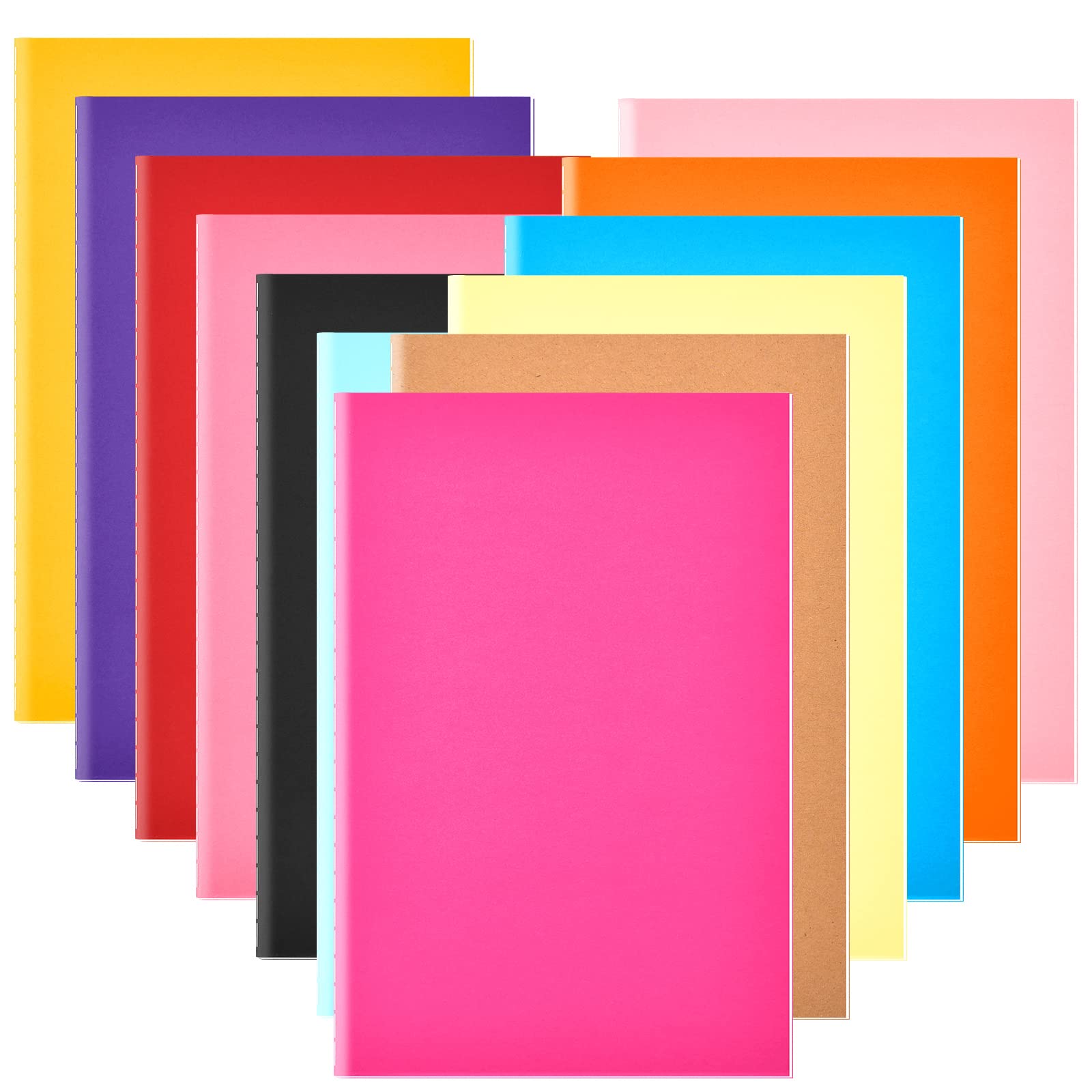 Coopay 24 Pack Colorful Pocket Notebooks Journals Bulk A6 Size Lined Travel Set Subject Notepad Planner Writing Sketchbook Memo Diary For Kids, Travelers, Students And Office, 3.9\" X 5.5\", 60 Pages