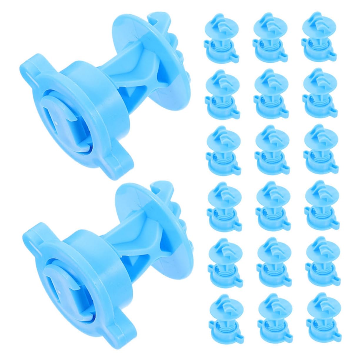 Mipcase 100pcs Insulators for Electric Fence Wire Holding Insulators High Strength Rainproof Farm Accessories Essential Replacement for Secure Fencing