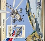 russische briefmarken 1970 2016 Russische Luftwaffe Prophila Collection Dschibuti Block 457 (kompl. Ausg.) postfrisch ** MNH 2016 Russische Luftwaffe (Briefmarken für Sammler) Militär/Ritter