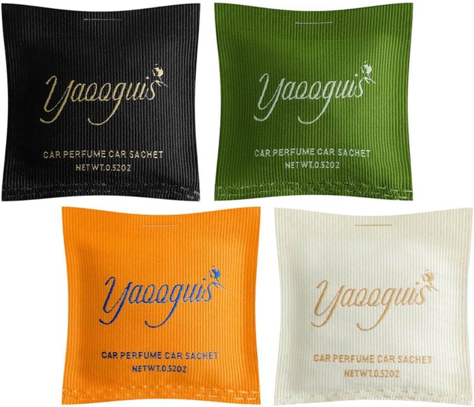 Azonee Air Purifying Bag, Fresh Scent Sachet Packets, Scented Sachets Drawers Closets Sachets Fresh Scents Scented Sachet Packet, For Drawers Closets Cars Fragrance Sachet Packets (4 Pcs)
