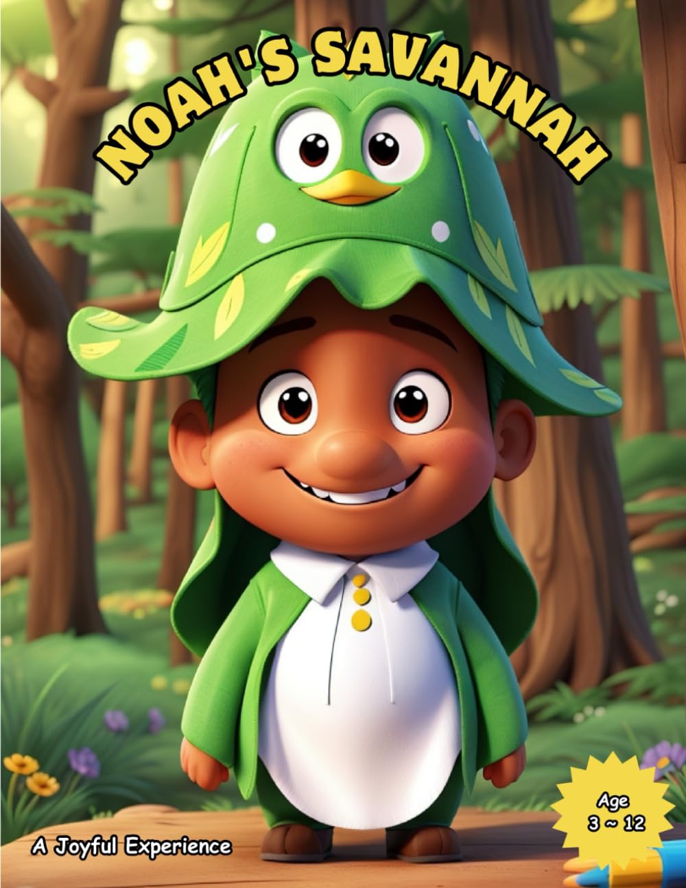 Noah's Savannah: Jungle Animals Coloring Book