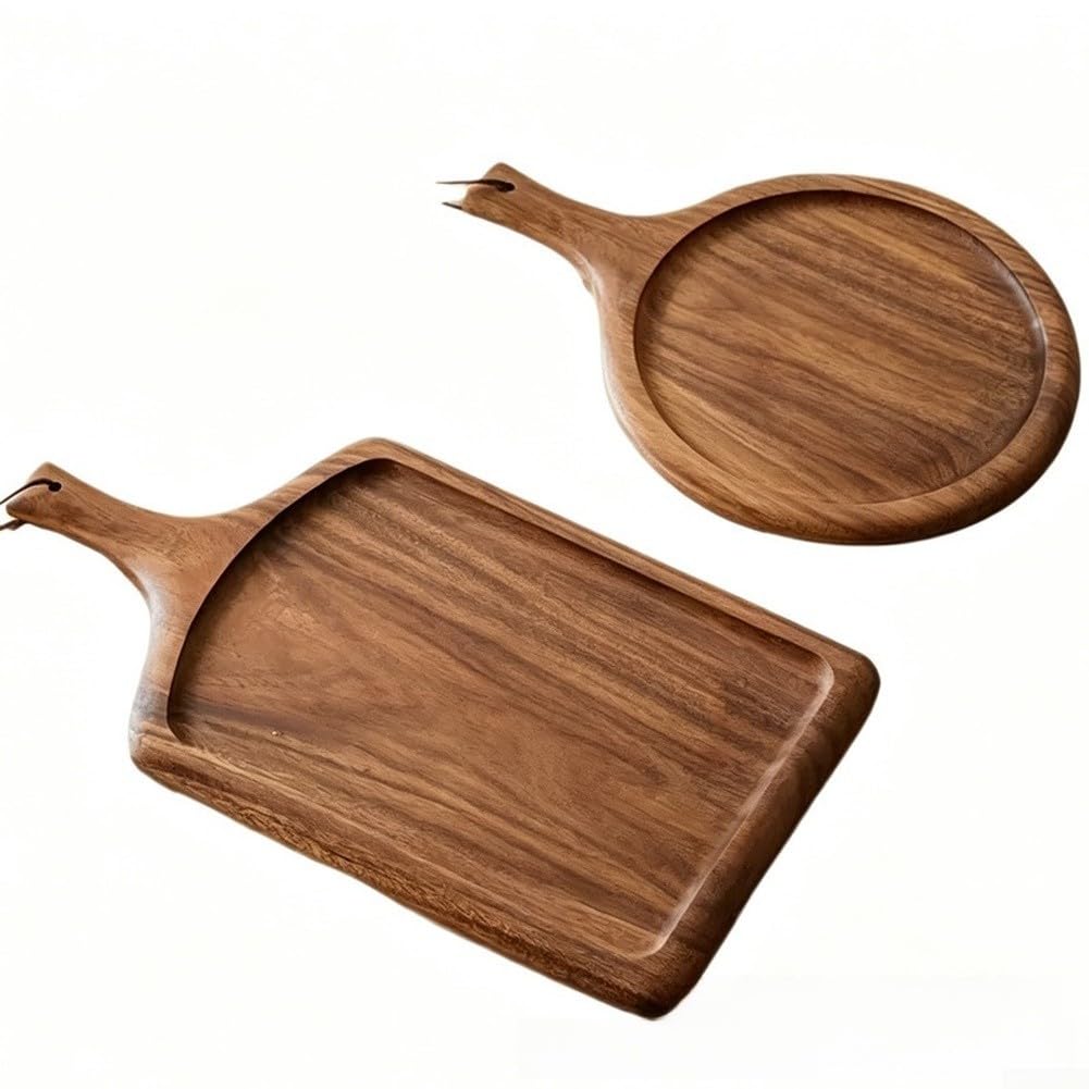 pour plateau Rectangulaire en pour bois de Noyer Naturel pour(45*25*2cm)