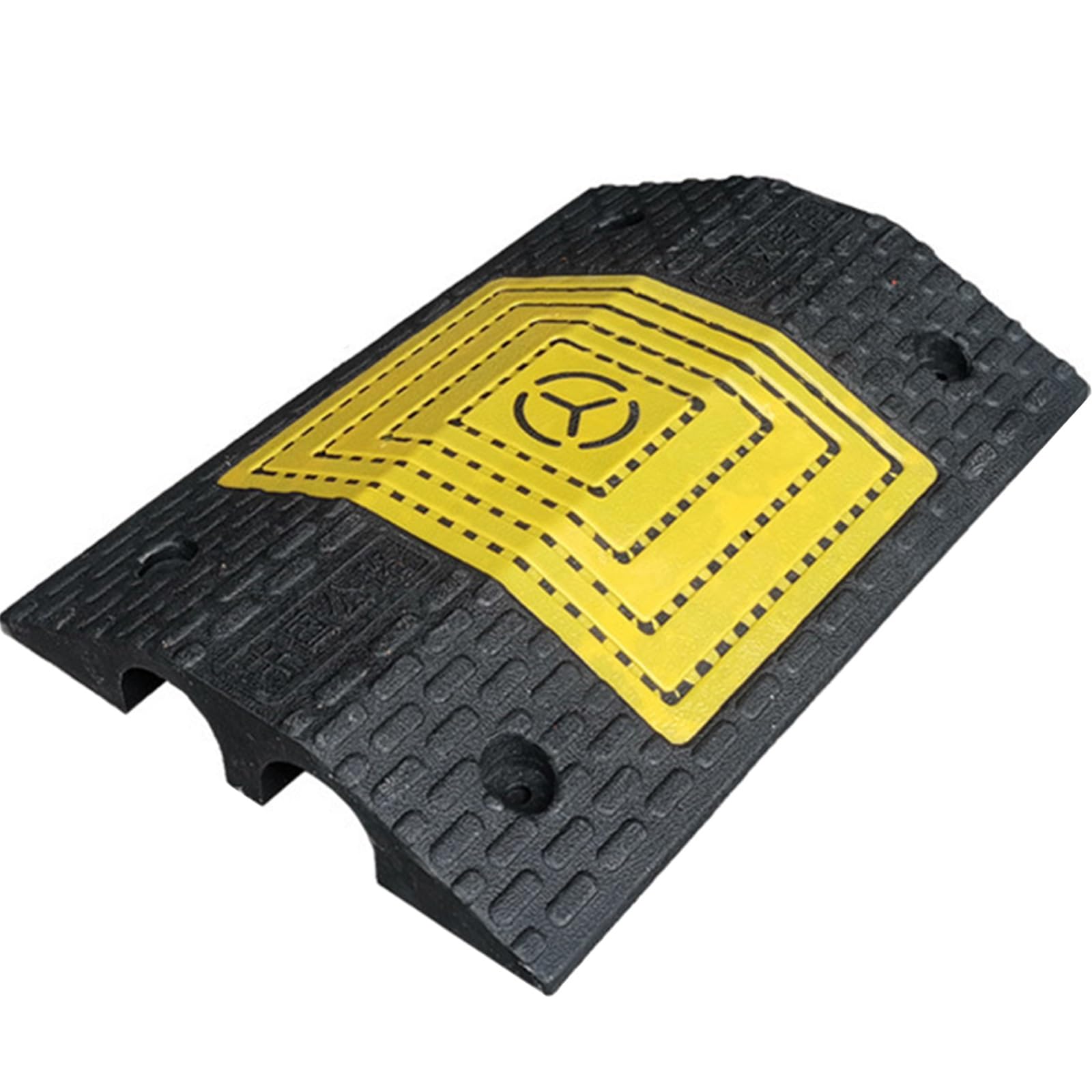 Vía Canaleta Pasacables de Suelo De 2 Canales, Bandas de Protección Especiales para Zonas Mineras, Cubre Cables Suelo para Entradas de Escuelas(51 * 35 * 7cm/20 * 14 * 2.8in)