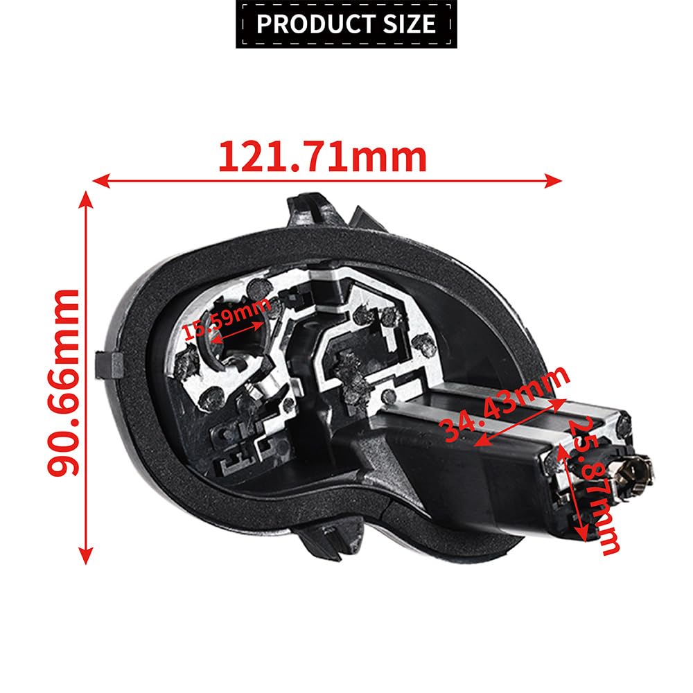 Portalámparas y conector luz trasera derecha 1x Portalámparas con casquillo de reparación lado conductor compatible con Vauxhall Astra K 2016- 39001578