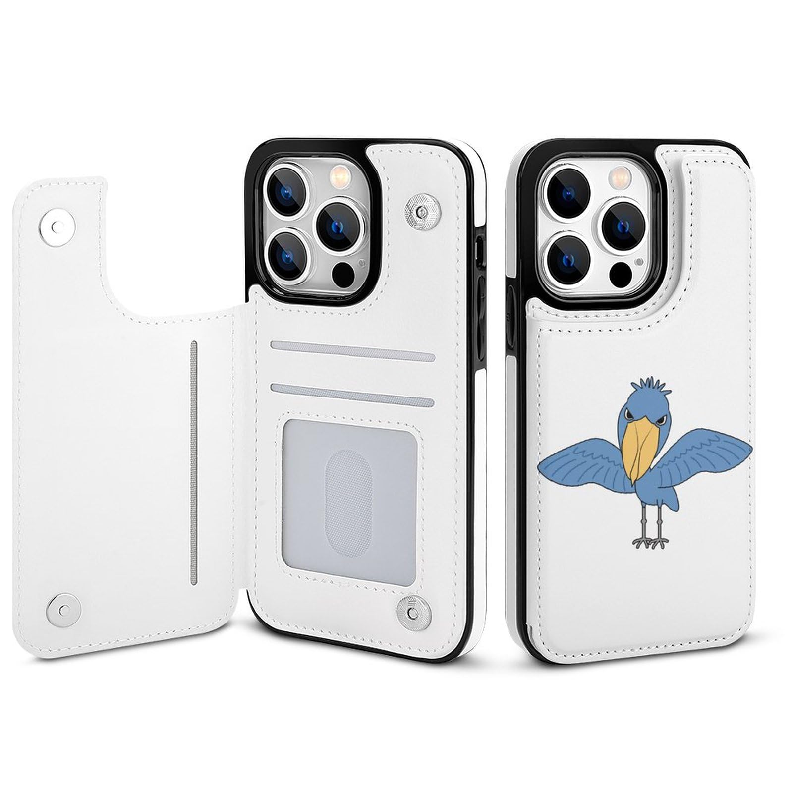 Amazon.co.jp: iPhone 14 Pro ケース 手帳型 ハシビロコウ 鳥類 iPhone