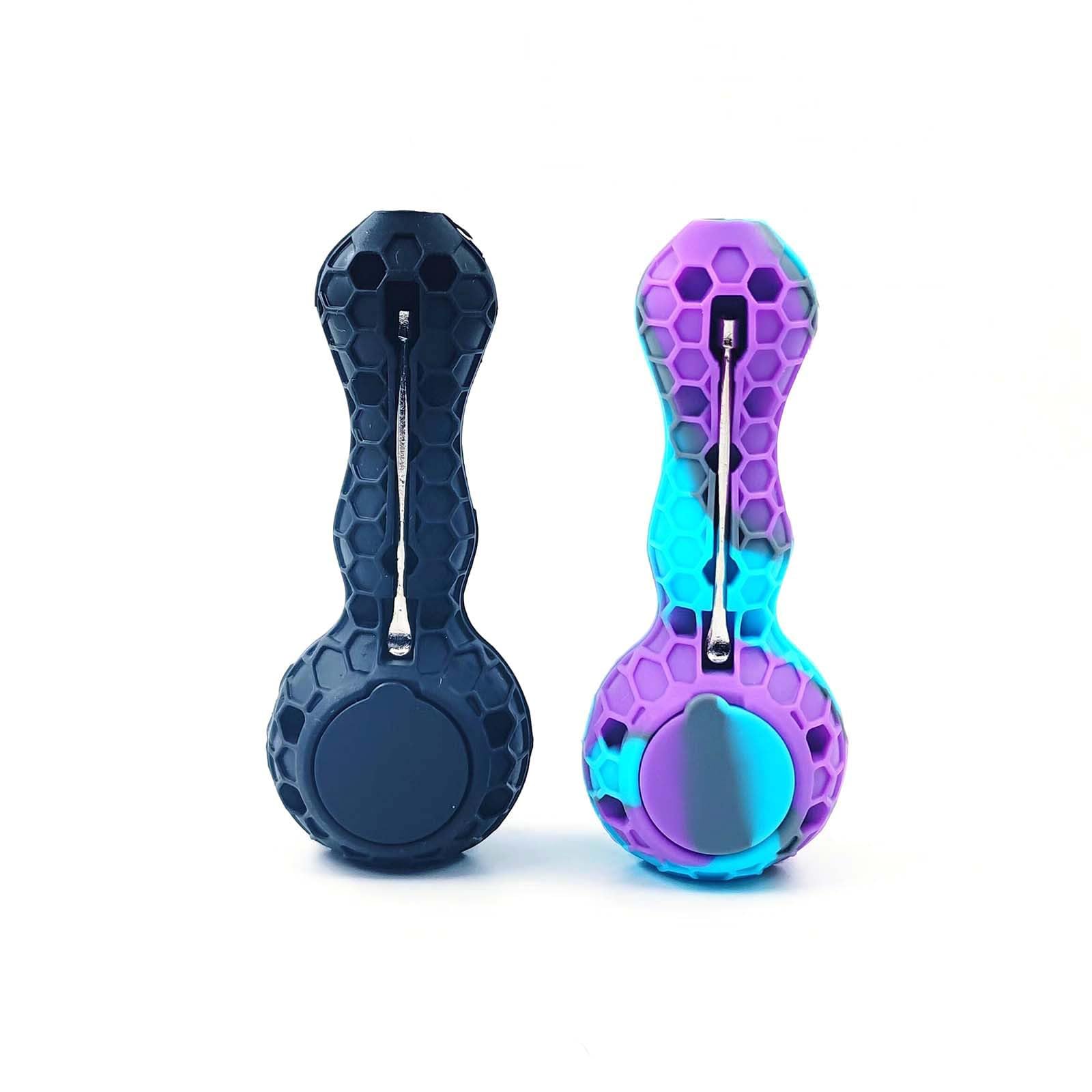 2 pcs Silicone Smoking pipes Smoking Tobacco Pipes