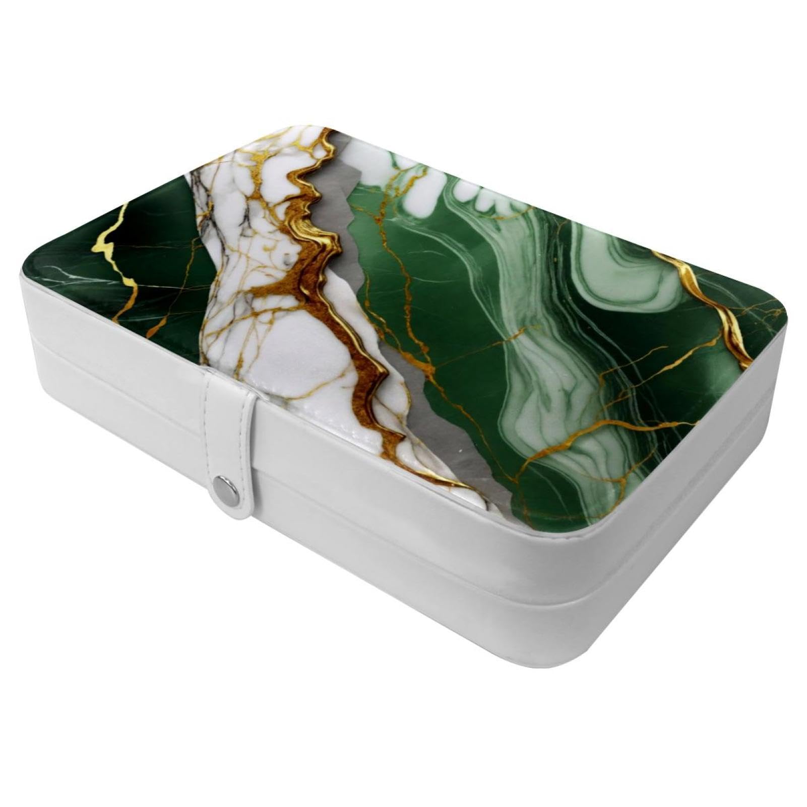 Organisateur pour boucles d'oreilles, collier, bague et bracelet sous forme d'étui compact