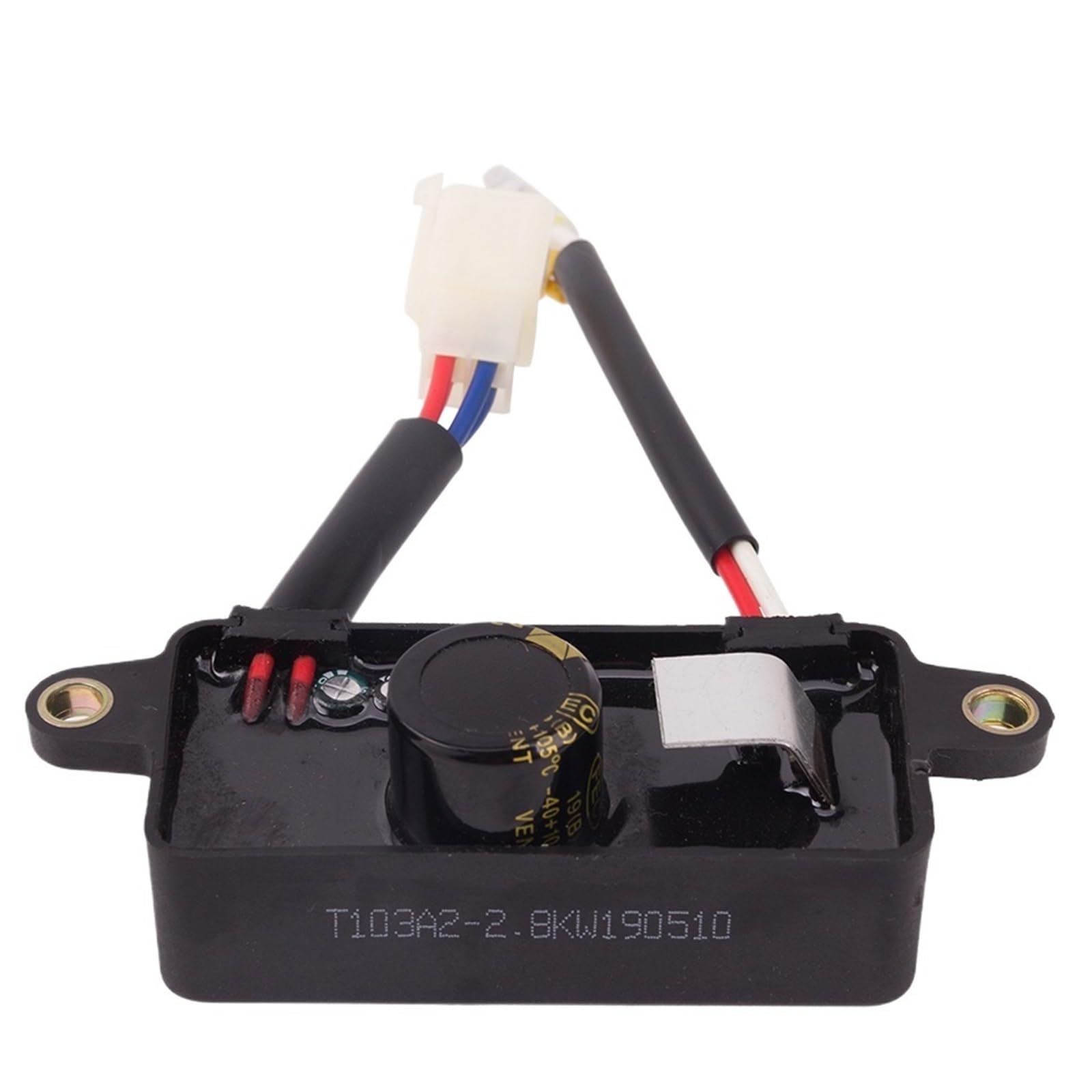 Regulador y estabilizador de voltaje automático de gasolina monofásico AVR for generadores GX160, 250 V/220 UF, 2 kW, 2,5 kW, 2,8 kW y 3 kW