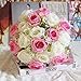 Produktbild Dragon868 18Head Kunstseide Rosen Blumen Brautstrauß Rose Home Wedding Decor (I, Künstliche Blume)