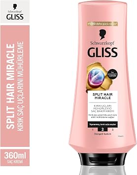 Gliss Split Hair Miracle Hair Care Cream Sealing Broken Ends 360 ml