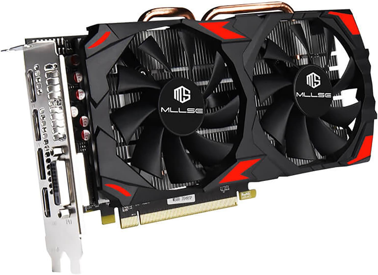 Mllse Placa de vídeo RX580 8GB GDDR5 PCI Express X16 Com BIOS Para ...
