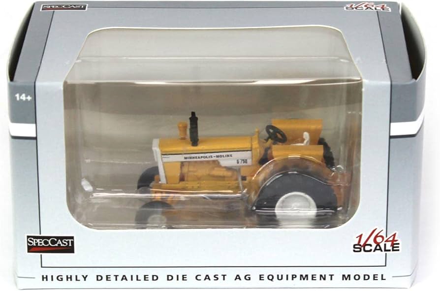 Amazon.com: Spec Cast 1/64 Minneapolis Moline G750 Wide Front