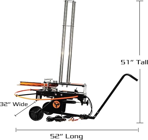 Miniatura 2 de Do-All Outdoors Raven Automatic Clay Pigeon Skeet Thrower with Wheels, 50 Clay Capacity