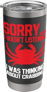 Crab Crabs Crabbing Season for Crab Lovers Stainless Steel Insulated Tumbler