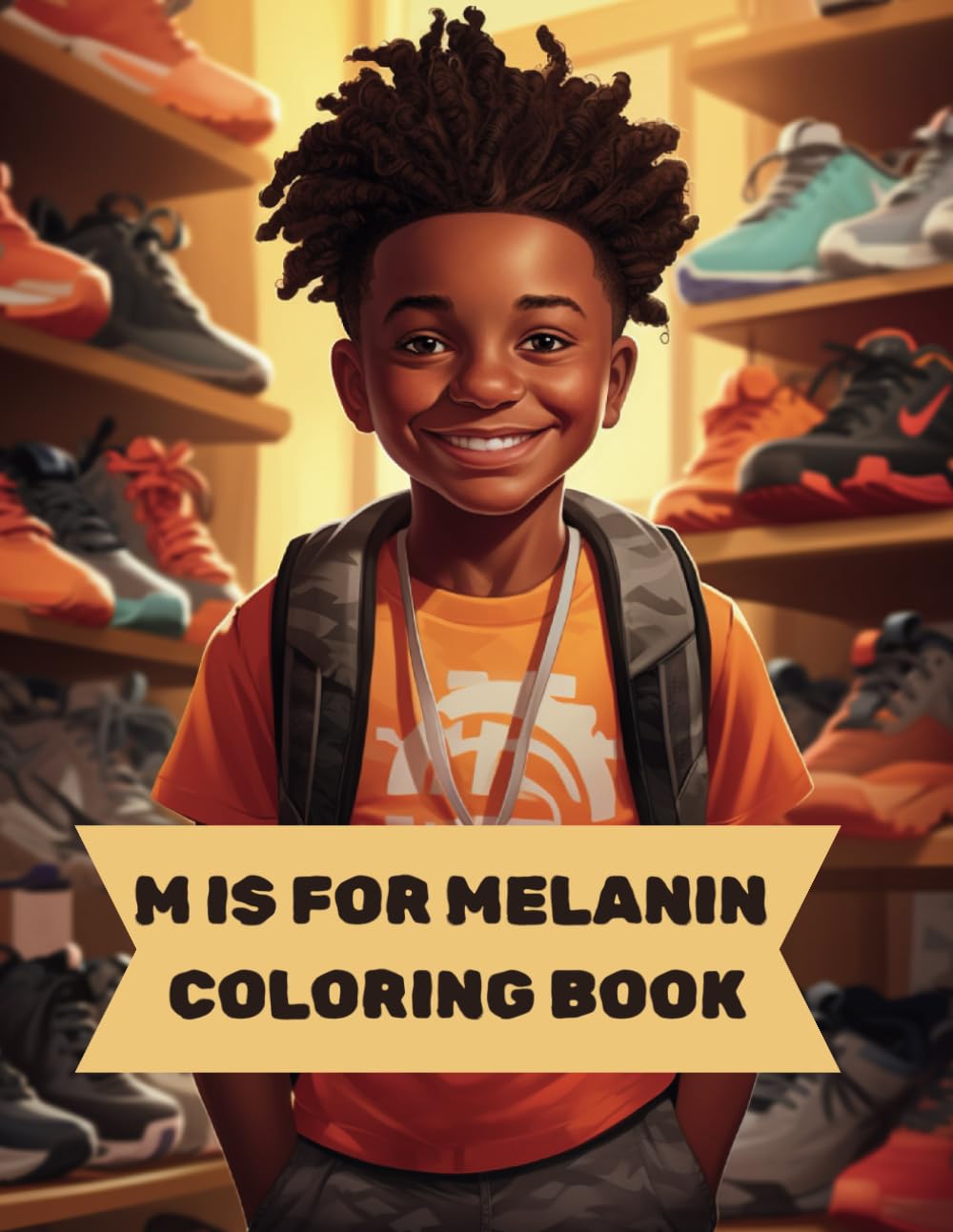 M Is For Melanin Coloring Book: Boys Edition