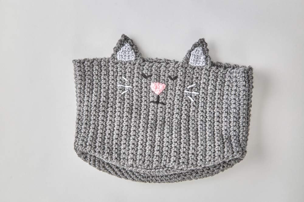 RED HEART E306.0400 Super Saver Chunky, Grey Heather Yarn