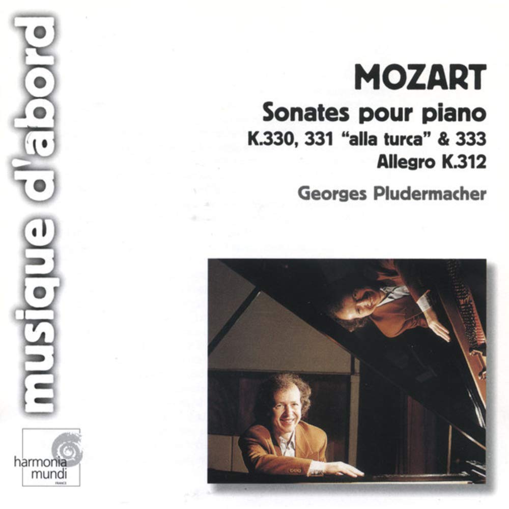 MOZART. Piano Sonatas K330, 331 & 333. G.Pludermacher [Audio CD] Georges Pludermacher - piano