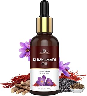 INTIMIFY Kumkumadi Tailam For Face, Kumkumadi Face Oil For Glowing Skin, Face Serum For Wrinkles, Whitening, Lightening & ... Price In India