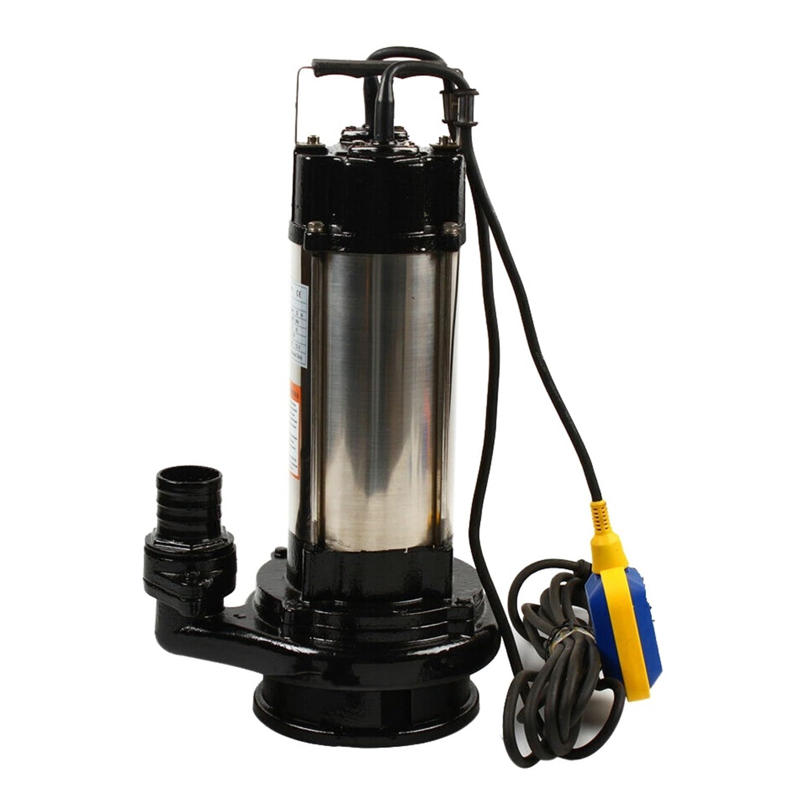 Bomba Sumergible For Aguas Residuales De Alta Resistencia 1,5 KW, Acero Inoxidable, Con Interruptor Flotador For Tanque Séptico Sótano, 36000 L/h Potente Flujo De Agua