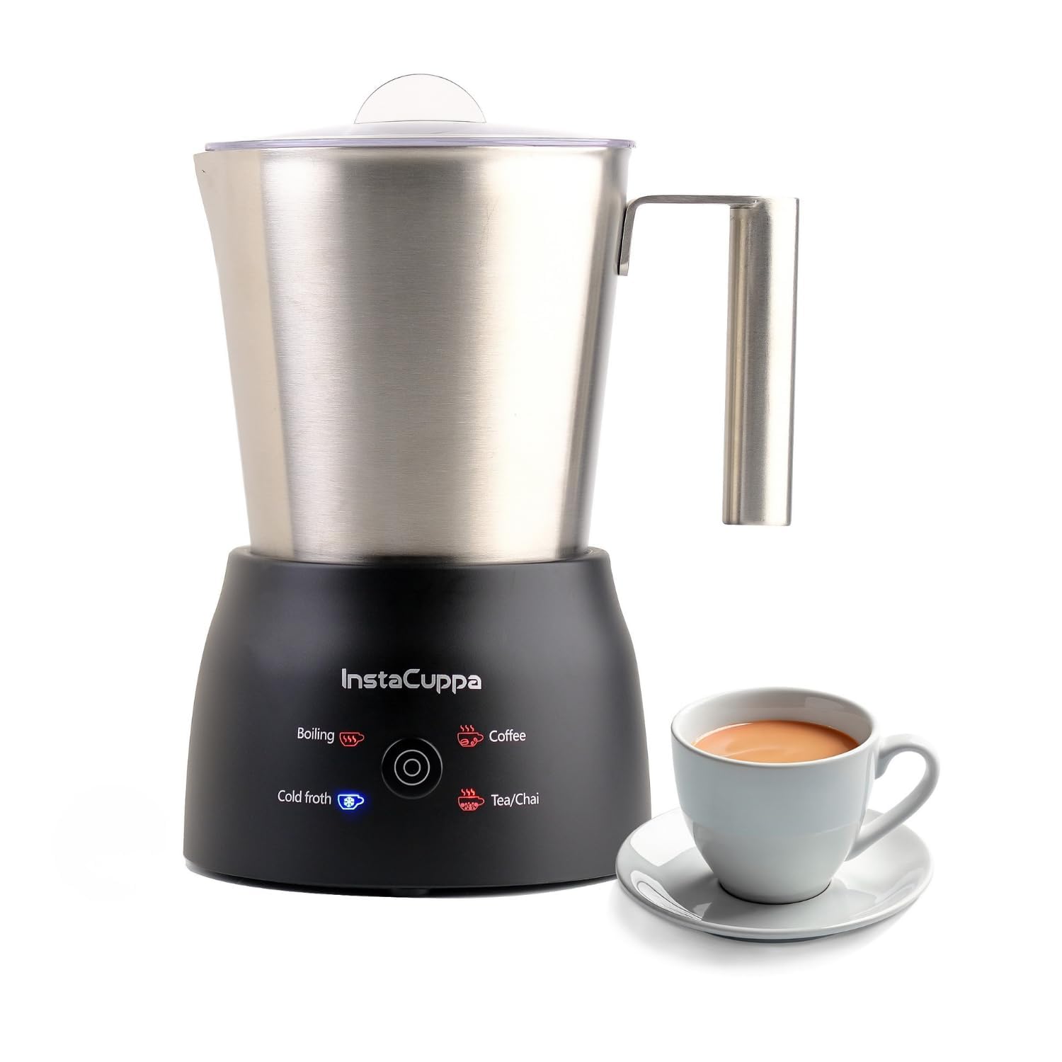 InstaCuppa Automatic Chai Maker with Auto Shut-Off - Make 600ML Indian Tea in 10-12 Minutes with No Spills or Mess, 4-in-1 Electric Brewer for Chai-image-7