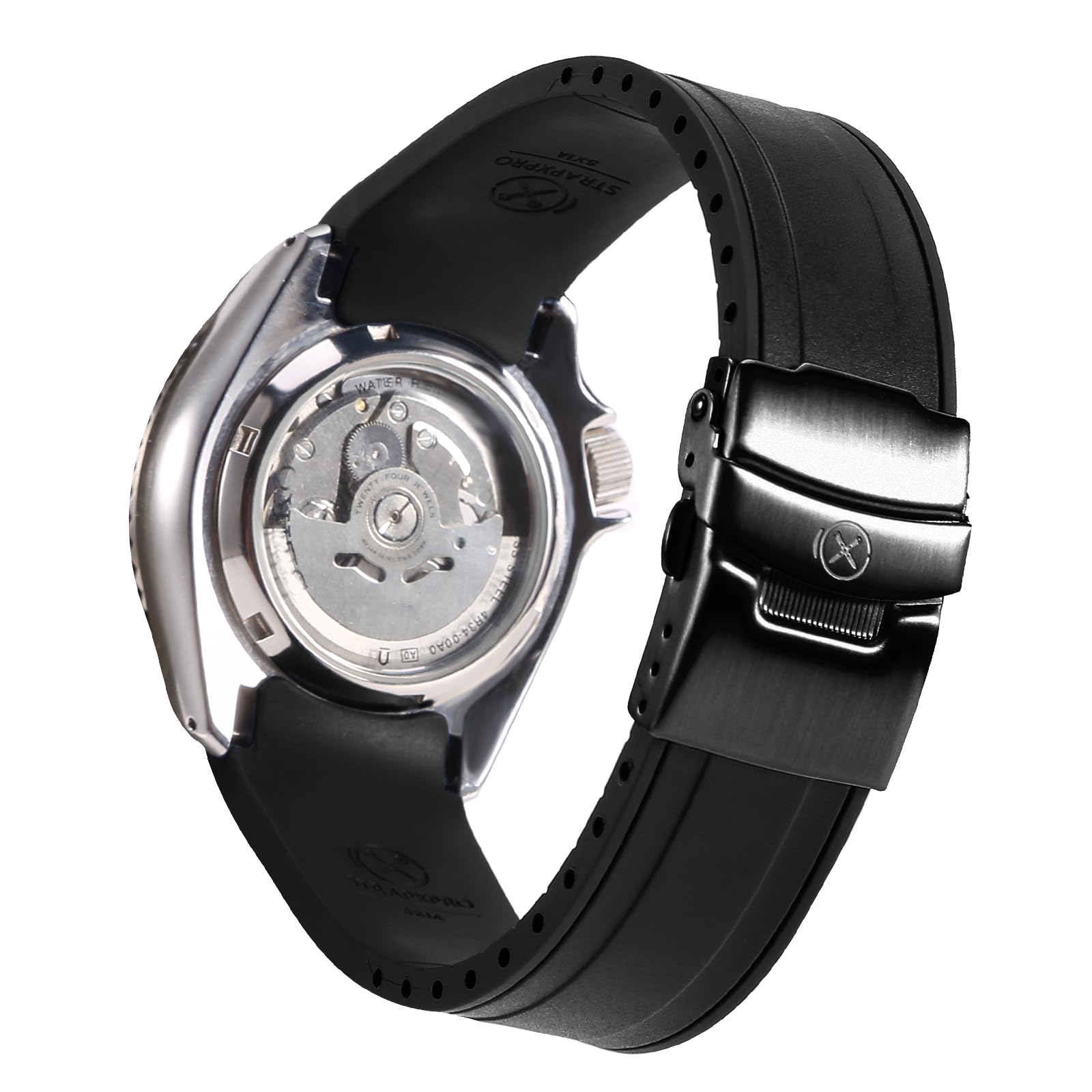 Amazon.com: StrapXPro (SX1A) 22mm Watch Bands Men's Rubber Watch