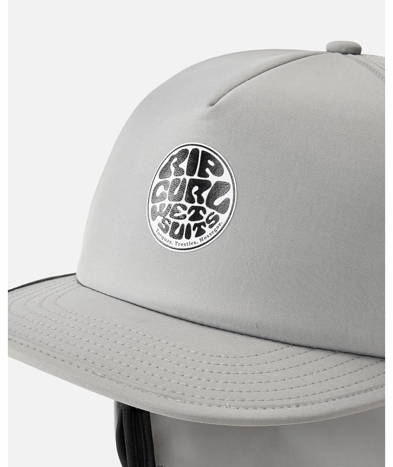 Image of Rip Curl Men's UPF 50+ Quick Dry High Profile Surf Hat with Removable Neck Flap