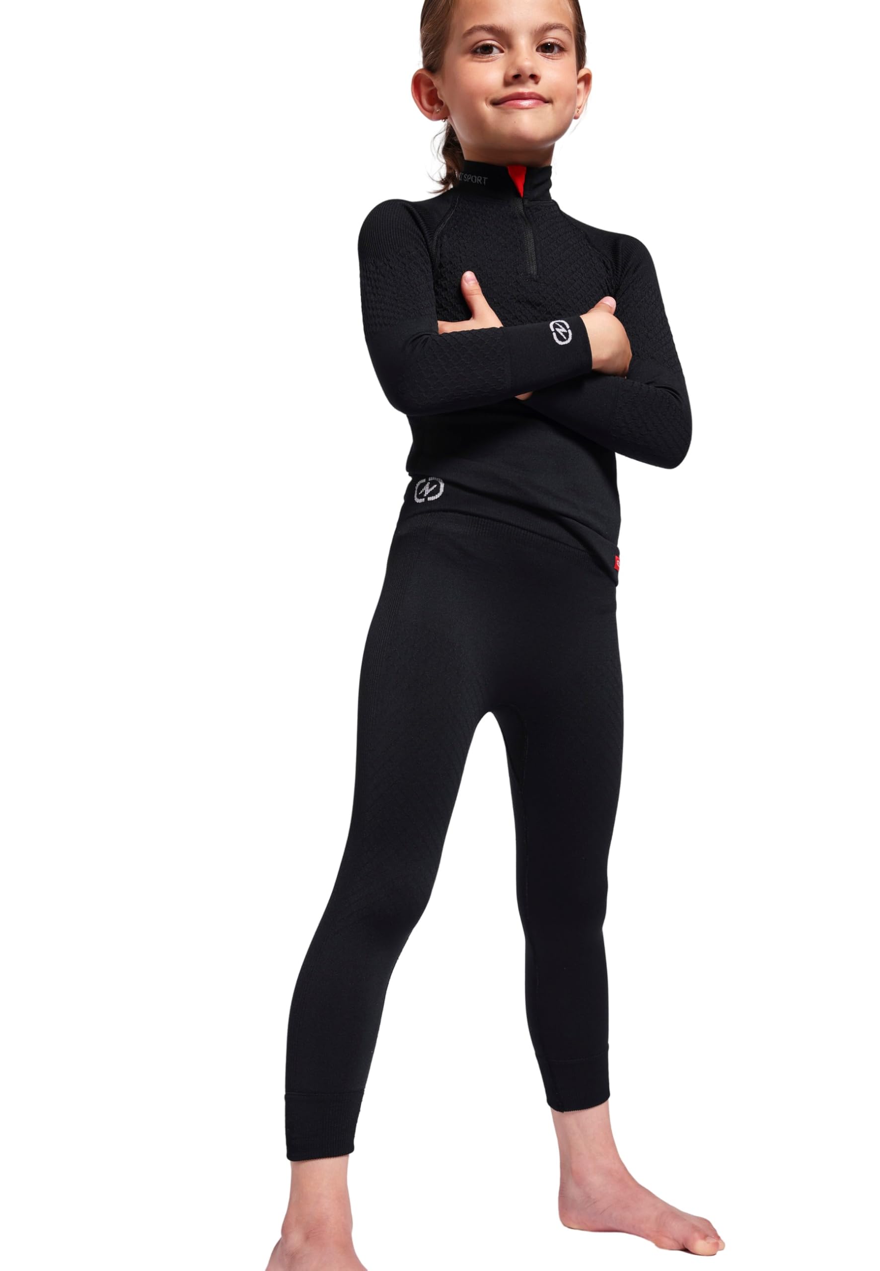 Damart - Caleçon Energy Thermolactyl 3 Enfant Noir Taille 8ans-10ans