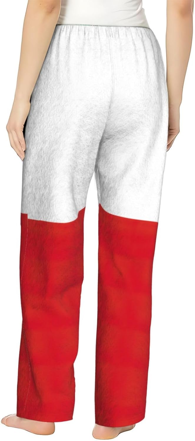 Flag Of Chile Print Fashion Cozy Womens Flannel Pajama Pants,Perfect For Christmas And Everyday Wear