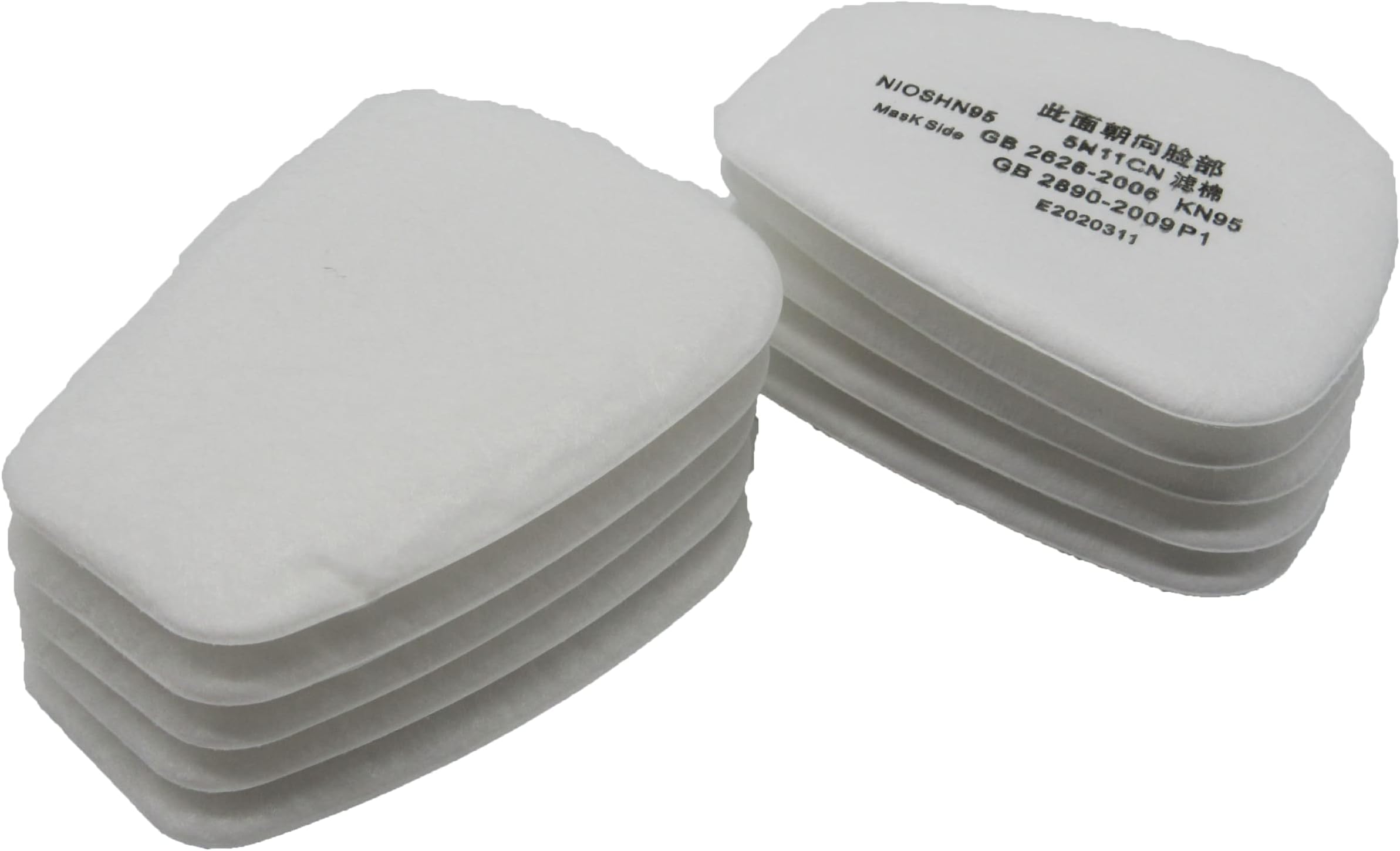 Particulate Mask Filter - Pack of 10 - Disposable, Helps Protect Against Non-Oil Based Particulates