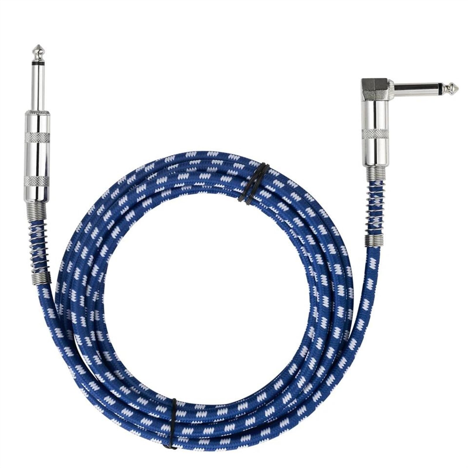 5 Szt. 6,5 Mm Jack Z Męskiego Na Męskie Instrument Gitarowy OFC Kabel Audio Z Folii I Pleciony Kabel Ekranowany Kabel do Instrumentów Gitarowych