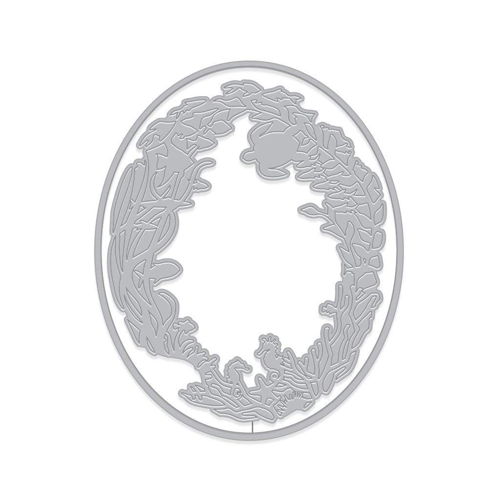 Hero Arts Reef Border and Frame Fancy Dies (E) Troqueles de fantasía, no aplicable, Multicolor, 25.4 x 11.43 x 0.12 cm